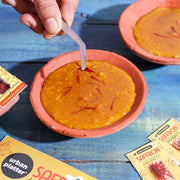 Urban Platter Kashmiri Mongra Saffron Single-Serve Set, 1gm (50mg x 20N) (Grade A | Pre-Portioned Single-Use Packs | Rich Aroma & Flavour)
