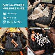 Toy Imagine Inflatable Car Bed with Air Pump & 2 Pillows