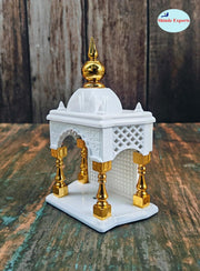 SHINDE EXPORTS Temple for car Dashboard Stand 6 inches (Plastic Empty Temple)