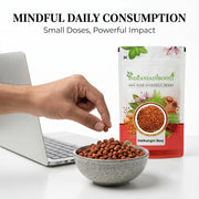 IndianJadiBooti Malkangni Beej - Jyotishmati Seeds - Celastrus paniculatus | Malkangani Seed | Stress Relief Good for Appetite (100 Grams pack)