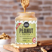 Urban Platter Crunchy Peanut Butter, 1Kg (Bold Roasted Flavour | Crunchy Texture | Single Ingredient | Keto-Friendly)