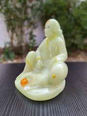 SHINDE EXPORTS shirdi saibaba Idol Radium/Radium saibaba/Radium saibaba Statue/saibaba Idol for car Dashboard Radium 4 inches