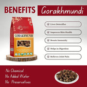 Brijbooti Gorakhmundi 100 Gr | Sphaeranthus Indicus | Whole Raw Gorakhmundi | Gorakh Mundi