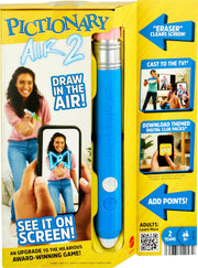 Mattel Games Pictionary Air 2 Game for Kids, Adults, Family and Game Night, Award-Winning Air-Drawing Family Game, Draw in The Air and See it On Screen
