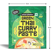 Urban Platter Green Thai Curry Paste, 50g (Plant-Based | Mildly Spicy | Serves 2-3 | Free from Preservatives, Colours, Flavours)