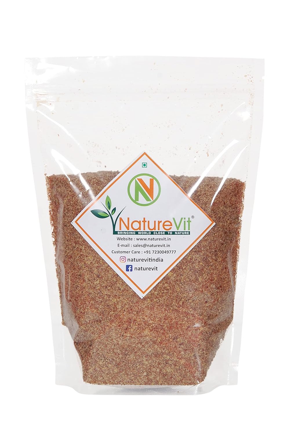 NatureVit Flax Seed Flour, 5 Kg [ 1 Kg x 5 Packets ]