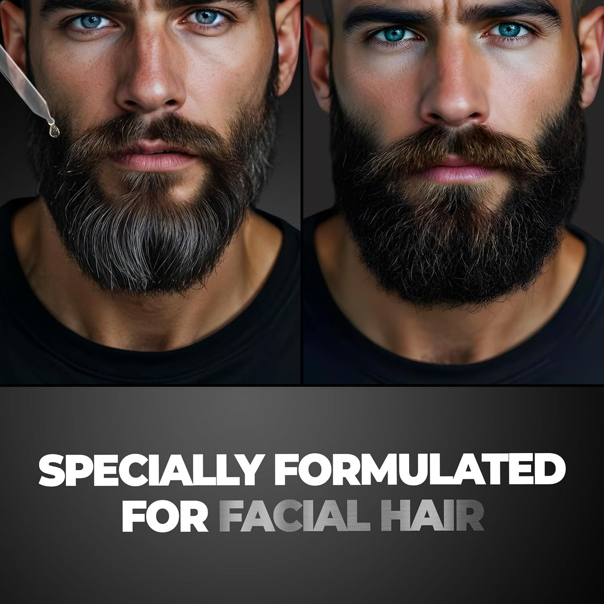 Beardo Grey Fix Kit for Men | Anti-Grey Hair Serum, Beard Oil & Blackout Powder | Reverse Greying, Restore Natural Look | Root Touch Up for Hair | Kit for Men-Set of 3