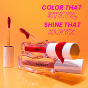 INSIGHT Hydra Creamy Lip Sheen - Pink Royalty | Glossy Finish | 2 in 1 Lipstick + Gloss | Infused with Ceramides & Vitamin B5 | One Swipe Rich Color (2.5 g) (Pack of 2)