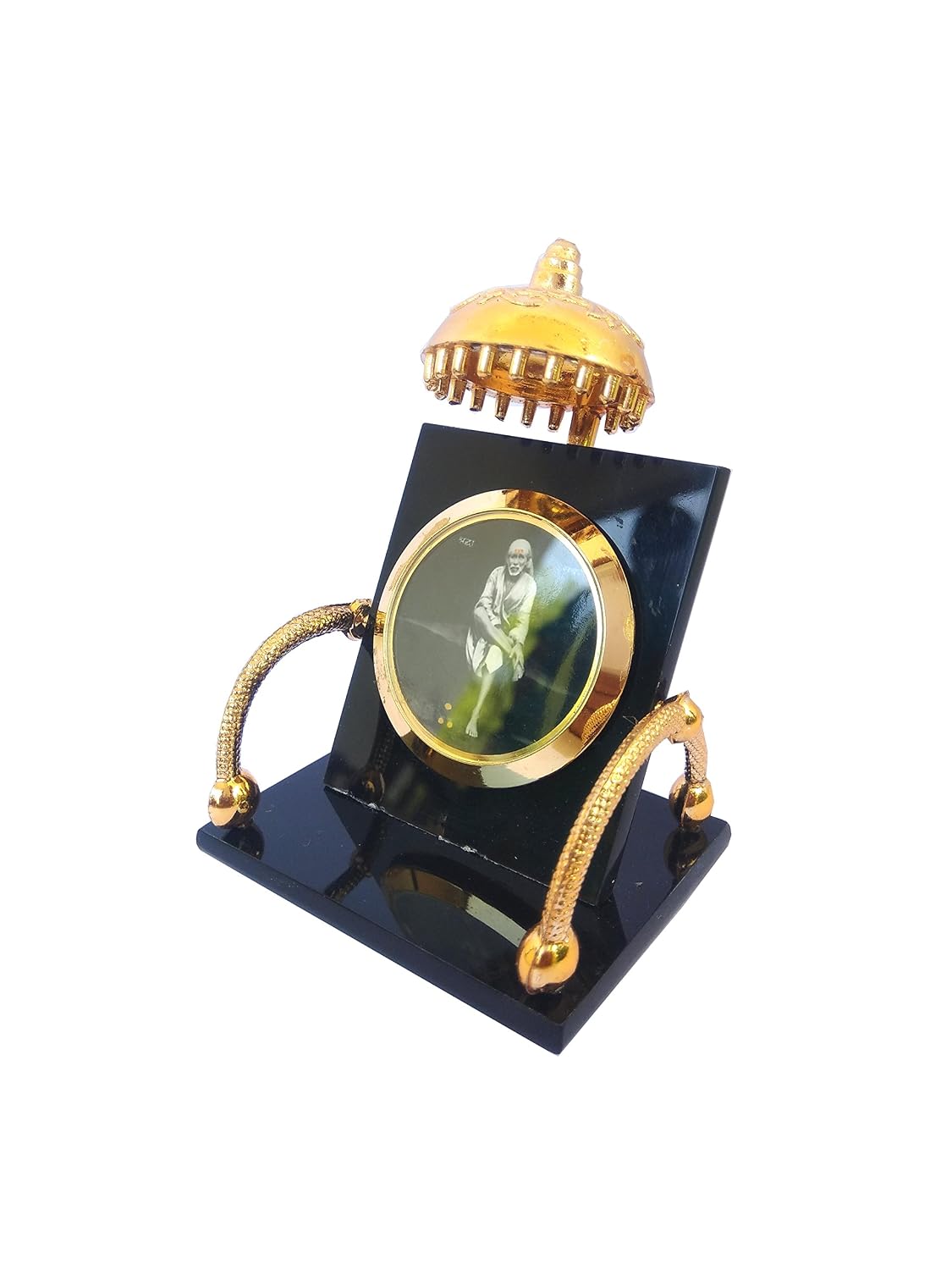 SHINDE EXPORTS Acrylic Sai Baba Car Dashboard Beautiful Stand- Multi Color, Medium