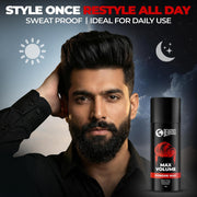 Beardo Max Volume Powder Wax 10 gm | Matte Finish | Strong Hold | Restylable | Hair Styling Wax | Hair Wax Powder For Men