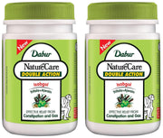 Dabur Nature Carel Double Action Isabgol, Trifala And Ajwain - 100g | Effective Relief From Constipation & Gas (Pack of 2)