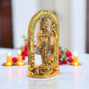 KridayKraft Metal Ram Lalla Idol Murti in Ayodhya Mandir for Home and Office Temple Religious Idol for Home Office Ram Ji Balroop Decorative Shopiece Figurines