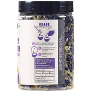 Urban Platter Butterfly Pea Flower Tea, 40g (Rich in Antioxidants, Caffeine Free Herbal Tea, Aparajita/Shankhpushpi Flower Tea, Natural Blue Colour Tea for Drinks, Cocktails & Mocktails)