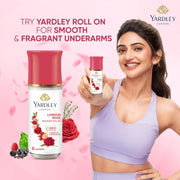 Yardley London London Rose Roll On Deodorant for Women 65ml