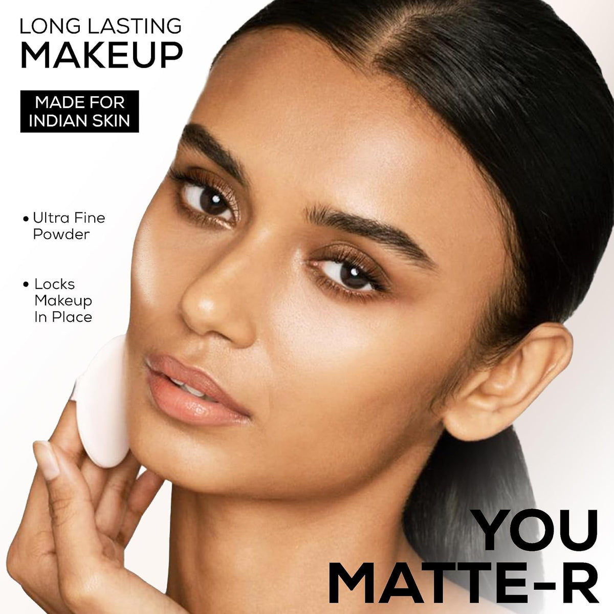 INSIGHT All Day Matte Compact Foundation - (Warm Sand) | Buildable Coverage, Flawless Finish | Lightweight, Long-Lasting Pressed Powder | Oil Control Face Makeup - 11g