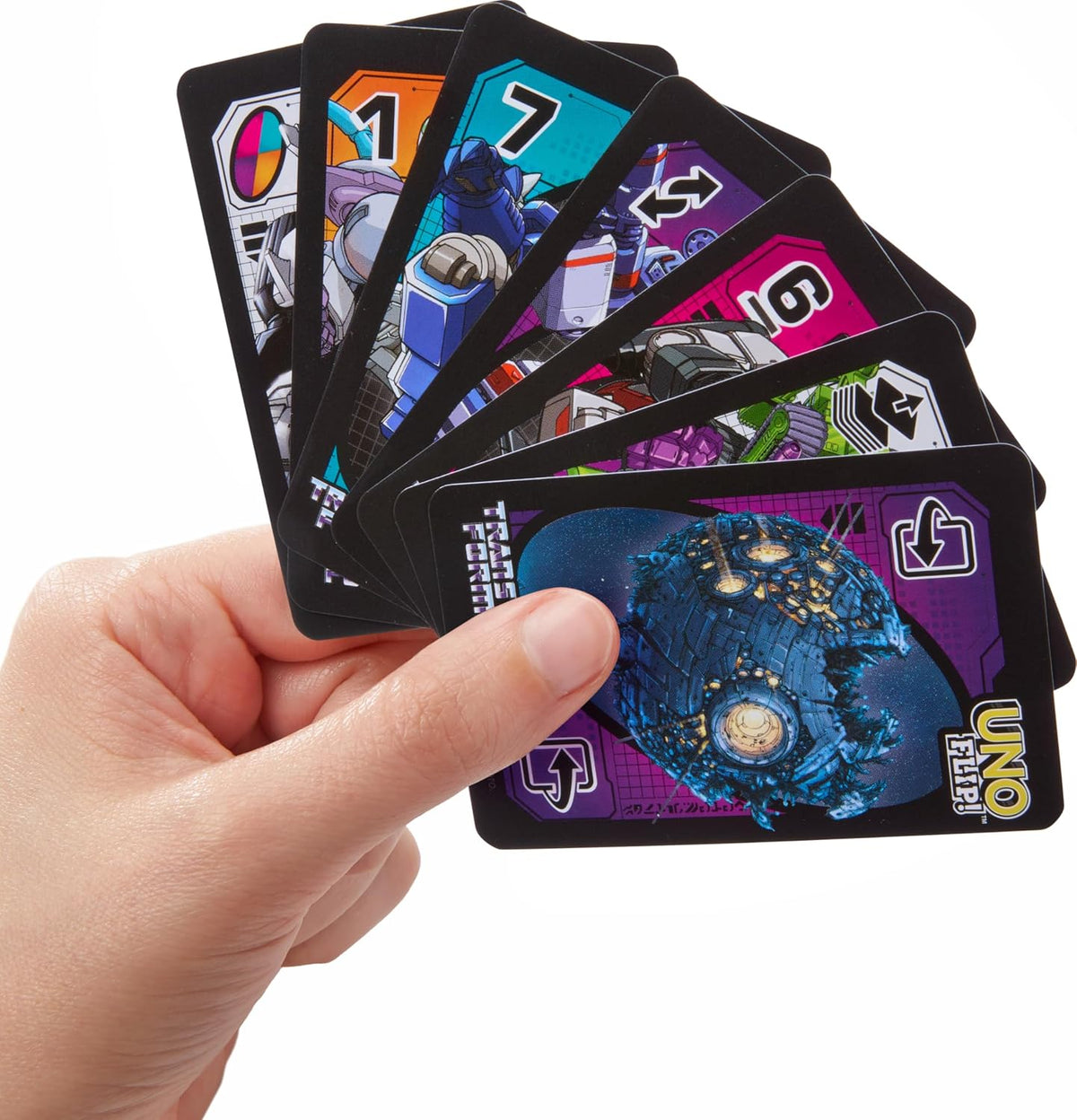 Mattel Games UNO Flip! Transformers