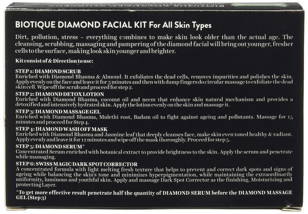 Biotique Diamond Facial Kit with Diamond Bhasma