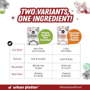 Urban Platter Desiccated Coconut, 250g (Unsweetened and Finely Grated, Ideal for Baking & Confectionery)