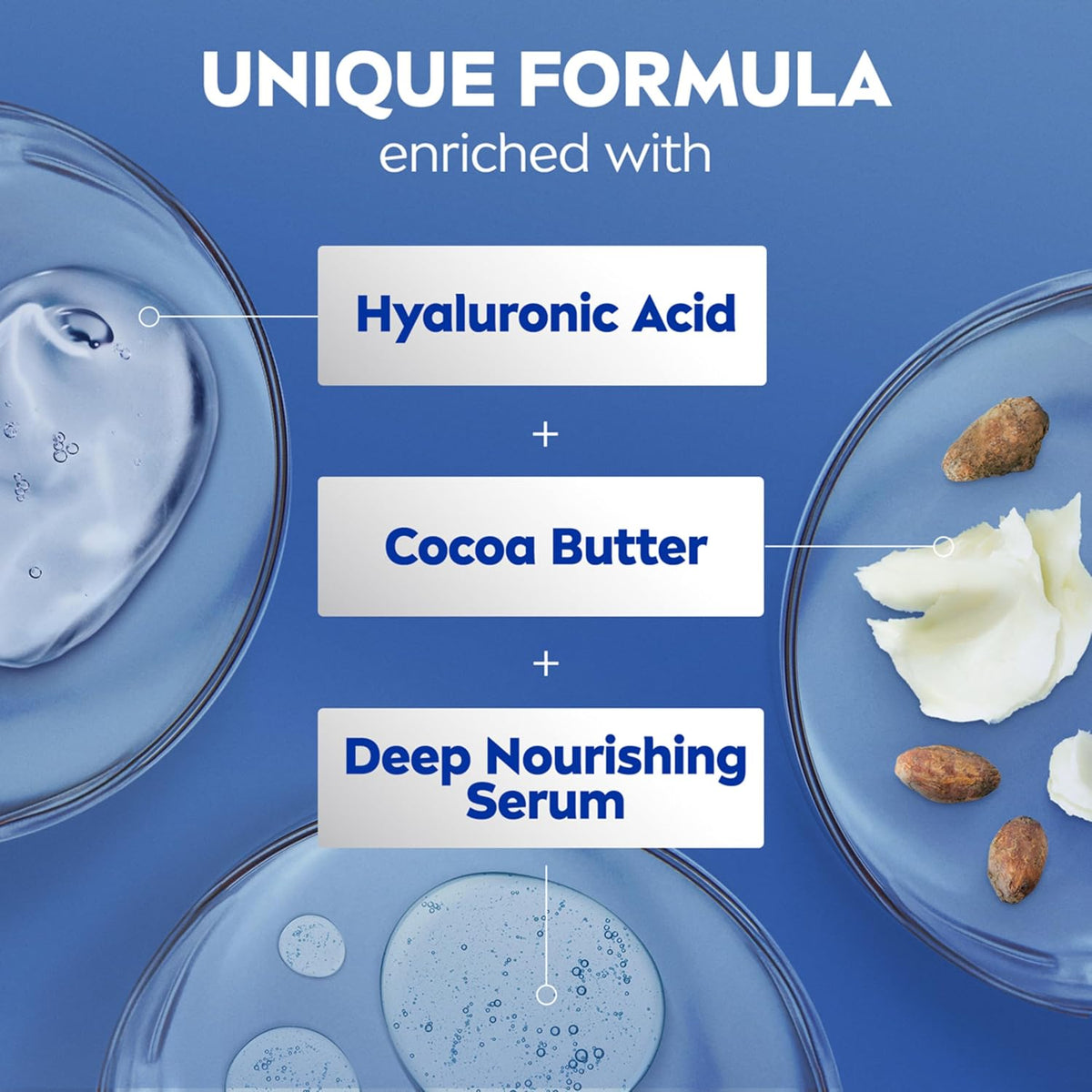 NIVEA Cocoa Butter Body Cream with Deep Nourishing Serum