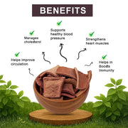 Brijbooti Arjun Chaal 800 Gram - Heart Support - FSSAI, GMP, ISO - Arjun ki chaal - Arjun Bark Supplement - Promote Good Cholesterol | FSSAI, GMP, ISO Certified