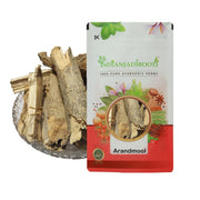 IndianJadiBooti Arand Mool (100g) | Dried Castor Root (Ricinus communis) | Eranda Mool/Arandi Jadd | Ayurvedic Herb for Joint Comfort, Vata Balance & Sciatica Support | Raw & Natural