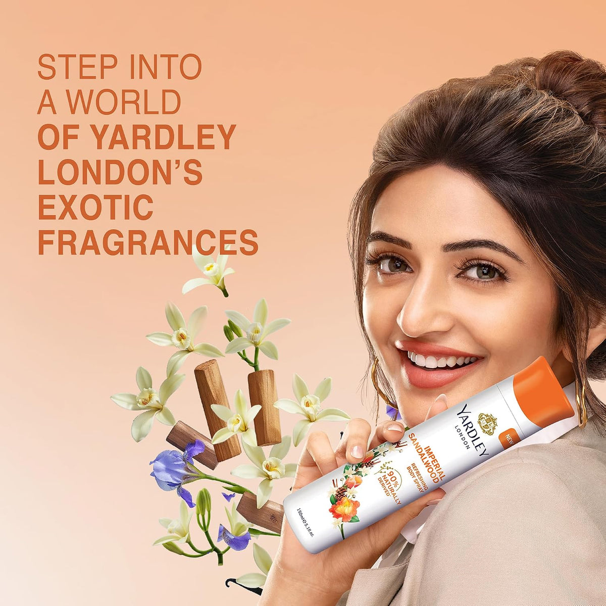 Yardley London Imperial Sandalwood Perfumed Deo For Women, 150ml