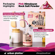Urban Platter Pink Himalayan Rock Salt Powder, 1Kg