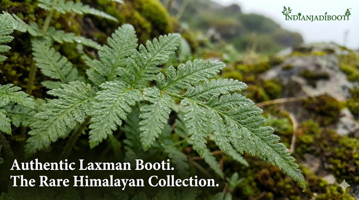 IndianJadiBooti Laxman Booti (Lakshmana) - Gubha/Sanjeevani - Rare Himalayan Herb for Reproductive Health & Vitality - Traditional Fertility Support - Raw & Dried - 250g