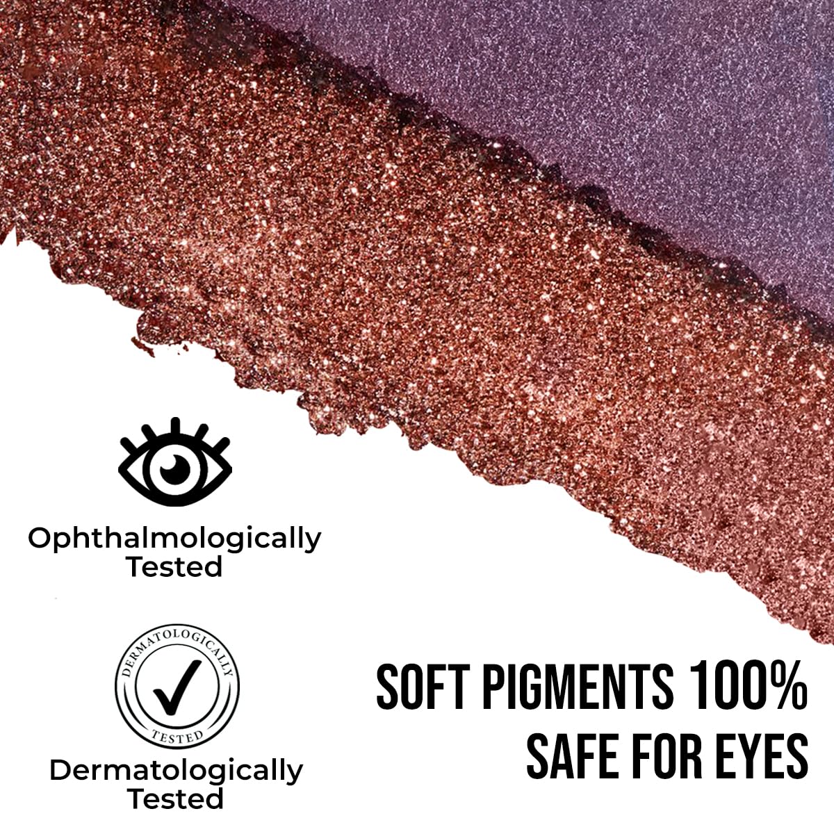 INSIGHT Duo Eyeshadow Stick- Charcoal Charm & Blush |Shimmery Finish | Long Lasting & Ultra Smooth | Waterproof & Crease-Proof | Highly Pigmented (2gm)