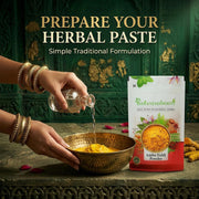 IndianJadiBooti Elite Radiance & Defense Bundle: Amba Haldi, White Sesame, Safed Musli & Neem – For Clear Skin, Hormonal Support & Systemic Immunity – 250gm Each