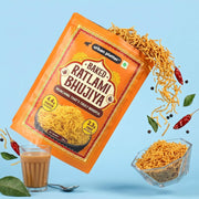 Urban Platter Baked Bhujia/Bhujiya Ratlami, 200g (Baked Not Fried, Better-For-You Indian Snack, 4.4g Protein & 2.3g Fibre)