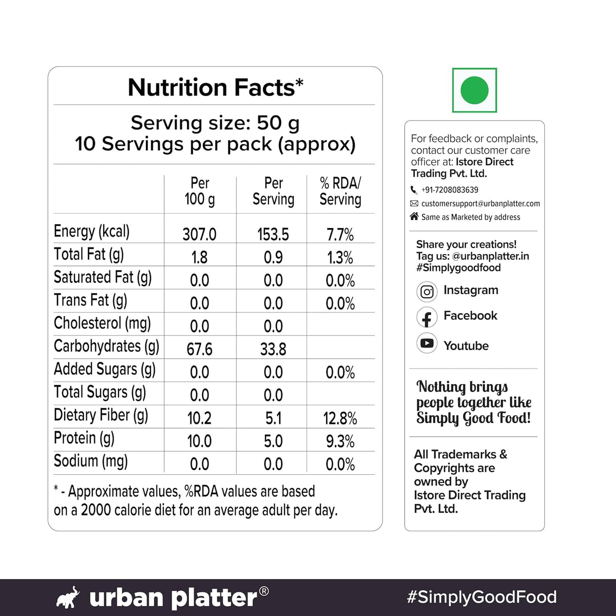 Urban Platter Bajra Rava, 500g (Naturally Gluten-Free | Source of Protein & Fibre | A Smart Swap for Regular Sooji | Perfect for Upma, Khichdi, Porridge, Halwa, Laddoos & More)