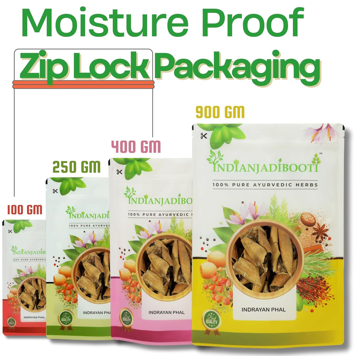 IndianJadiBooti Indrayan Phal (Citrullus Colocynthis) | 2 Packs (Total 1.8kg / 900g Each) | Whole Dried Raw Herb | Traditional Tumba/Hanzal/Ghourumba | Natural Botanical Fruit (Grade A Sun-Dried)