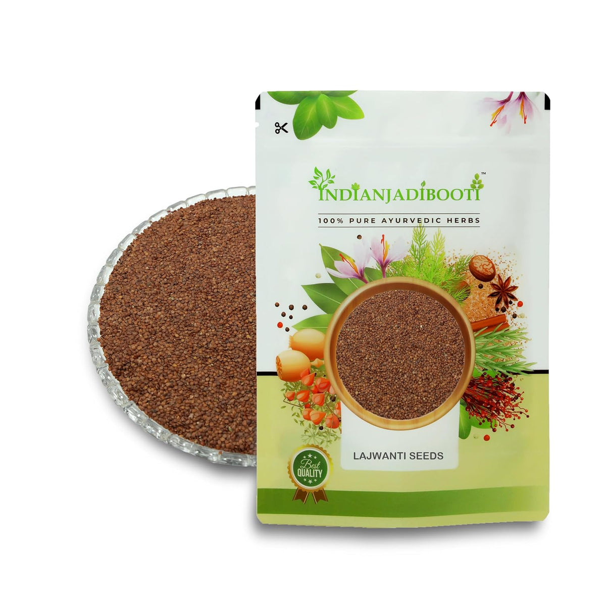 IndianJadiBooti Pure Lajwanti Seeds (250g) (Mimosa Pudica/Chui Mui) | Raw Touch-Me-Not Seeds for Natural Cooling, Holistic Vitality & Traditional Wellness