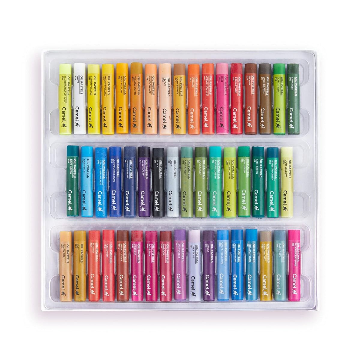 Camel Camlin Kokuyo Oil Pastel (50 Shades) (Pack of 2)
