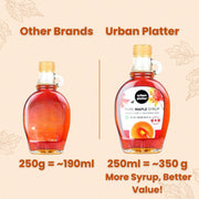 urban platter Pure Maple Syrup, Product of Canada, Grade A, Robust Taste, 250 ml
