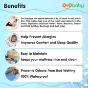 OYO BABY - Waterproof Baby Bed Protector Dry Sheets(Grey + Salmon Rose) & OYO BABY 3-in-1 Fleece Hooded Baby Blanket Wrapper -Pack of 1 (Baby Pink Star Printed)
