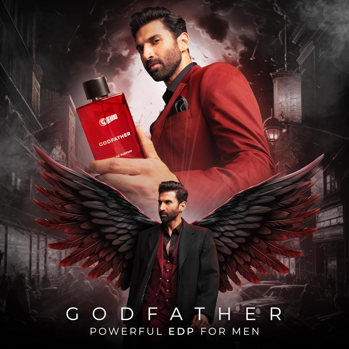 BEARDO Godfather Perfume For Men, 100Ml | Aromatic, Spicy Perfume For Men Long Lasting Perfume For Date Night Fragrance | Body Spray For Men | Valentines Day Gift For Husband | Boyfriend
