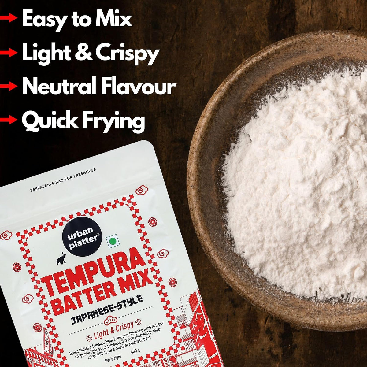 Urban Platter Japanese Style Tempura Batter Mix, 400 g