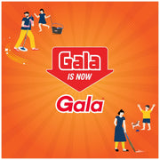 Gala Double Hockey Shape Toilet Cleaner Brush with Holder Stand, Toilet Cleaning Brush for Western and Indian Toilet, Bathroom Brush for Toilet Cleaning (Gray,Pack of 1)