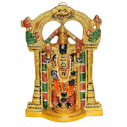 KridayKraft Tirupati Balaji Metal Statue Murti Meenakari,Sri Venkateswara Murti,Balaji Idol Statue for Pooja,Home,Office Walls Decor.