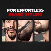 Beardo Beard Styling Tool for Men | Pack of 3 | Beard Styling Razor for Men | Reusable Razor | Sharp, Safe & Precise Shaping Tool | Body Grooming | Beard Shaper | Multi Grooming
