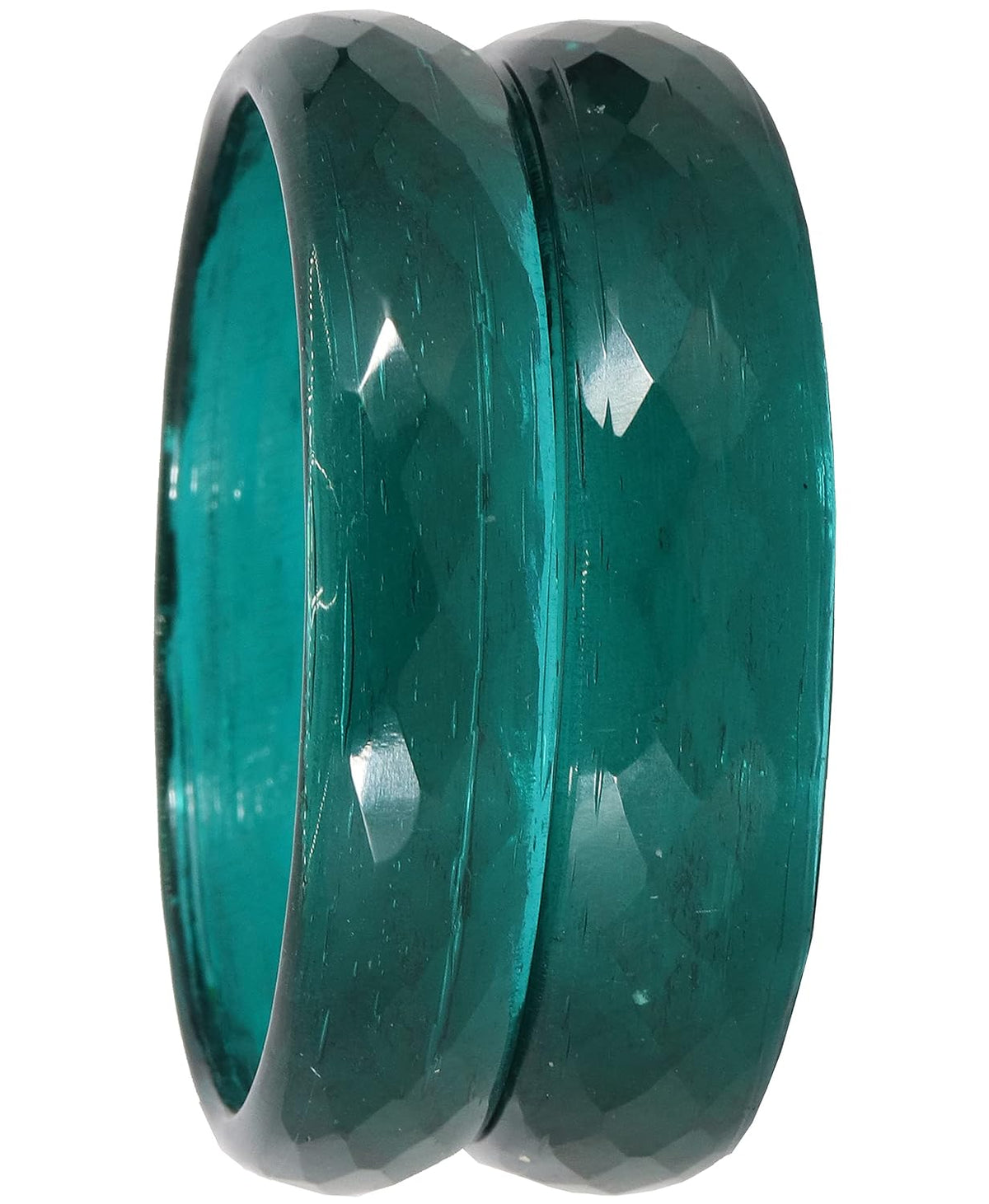 NMII Stylish Glass Kada Set With Simple Cutting Pattern Glossy Finished For Women & Girls | Kada For Gift, Wedding & Everyone