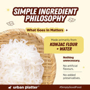Urban Platter Shirataki Konjac Noodles, 270g, Pack of 6 (Fat-Free, Gluten-Free, Low Carb, Ready to Use)