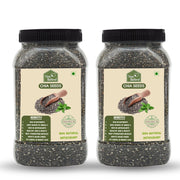Yaa Natural Raw Chai seed Rich Omega-3, Protein in Calcium & Fiber,and Antioxidant & Weight Management 100% Natural Quality (