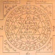 Aalayam Selveer Vastu Yantra Telugu | Sri Vastu Yantra Telugu Size 6"x6", Copper Yantra, Brown Colour, 1 Piece