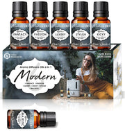 Parag Fragrances Modern 6in1 Essential Oil/Aroma Diffuser Oils Set of (Fantacy, Passion, Luxery, Kicky, Stylish & Majestic) Essential Oil