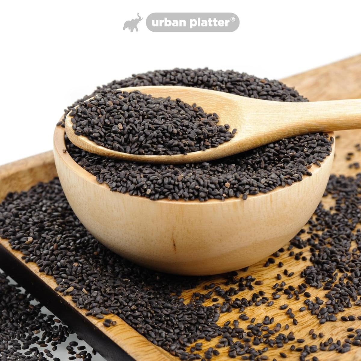 Urban Platter Sabja Seeds, 1kg (Basil Seeds for Weight Management, Digestion & Hydration, Rich in Fiber & Omega-3, Falooda, Detox Drinks & Smoothies)