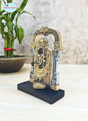SHINDE EXPORTS Govinda Idol for car Dashboard/Balaji murti for car/tirupati Balaji murti/Balaji Statue for Pooja Room (5.5 inches Balaji)