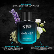 Beardo AquaFlame Perfume Set- Mariner & Whisky Smoke Firebomb Perfume for Men (50ml x 2) | Long Lasting Fragrance | Long Lasting Perfume for Men | Gift for Men | Gift for Friend